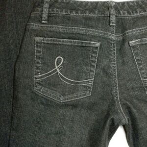 Ann Taylor Dark Gray Boot Cut Jeans